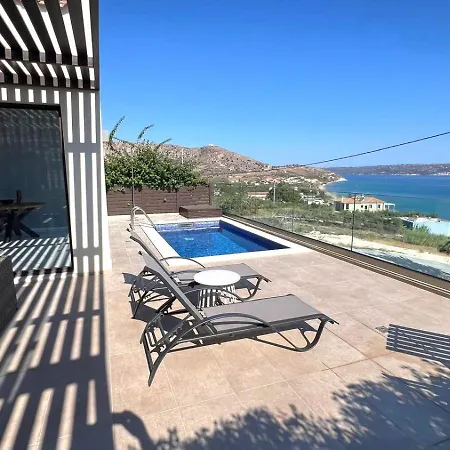 ヴィラ Fiorella Sea View Pool In Kalyves, Chania Area, Crete カリヴェス