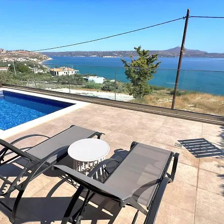 Fiorella Sea View Pool In Kalyves, Chania Area, Crete ヴィラ *