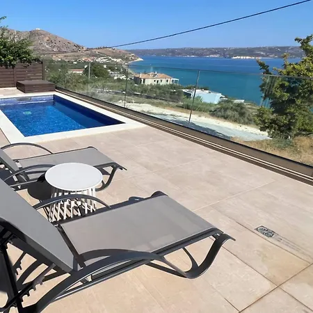 ヴィラ Fiorella Sea View Pool In Kalyves, Chania Area, Crete *