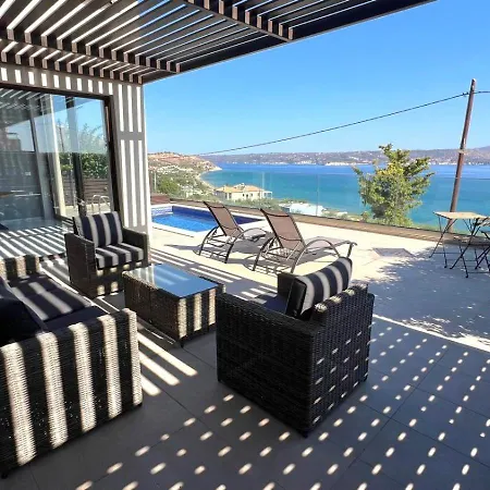 Fiorella Sea View Pool In Kalyves, Chania Area, Crete Villa Kalyves