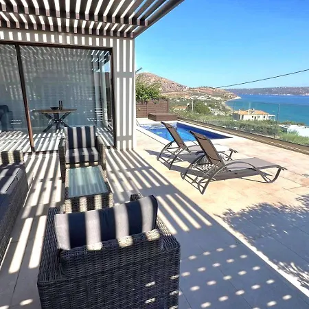 Fiorella Sea View Pool In Kalyves, Chania Area, Crete *